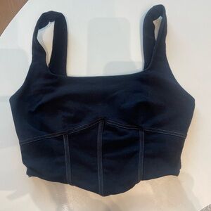 COPY - Reformation Black Cropped Tank Top